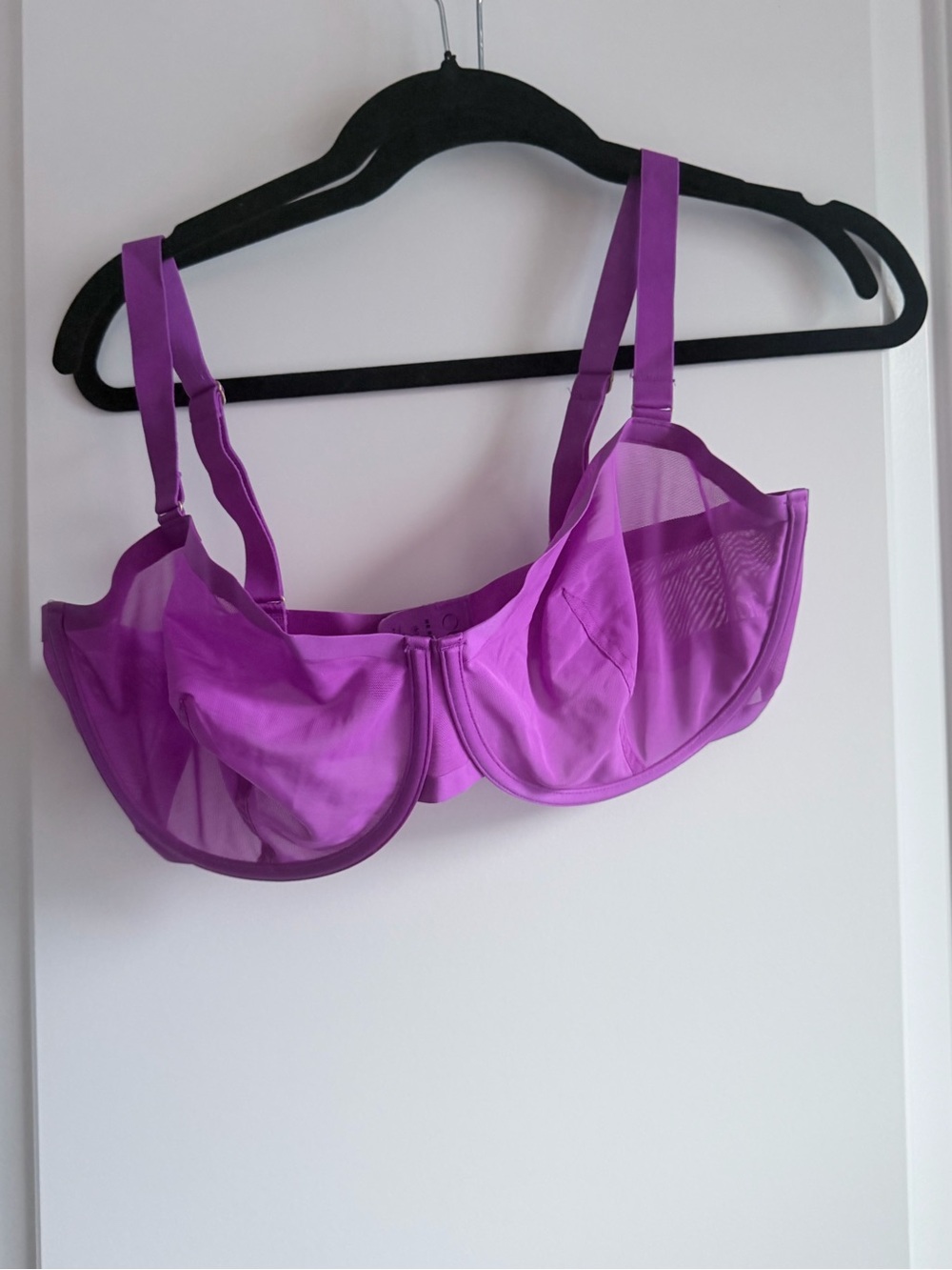 CUUP Balconette Violet Sheer Underwire Bra